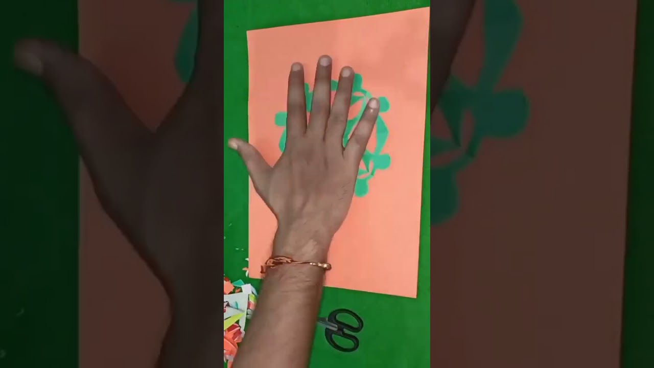 Colourful Paper Design#96 | Paper Design Cutting#shorts#craft#design#youtubeshorts#art#cutting#paper