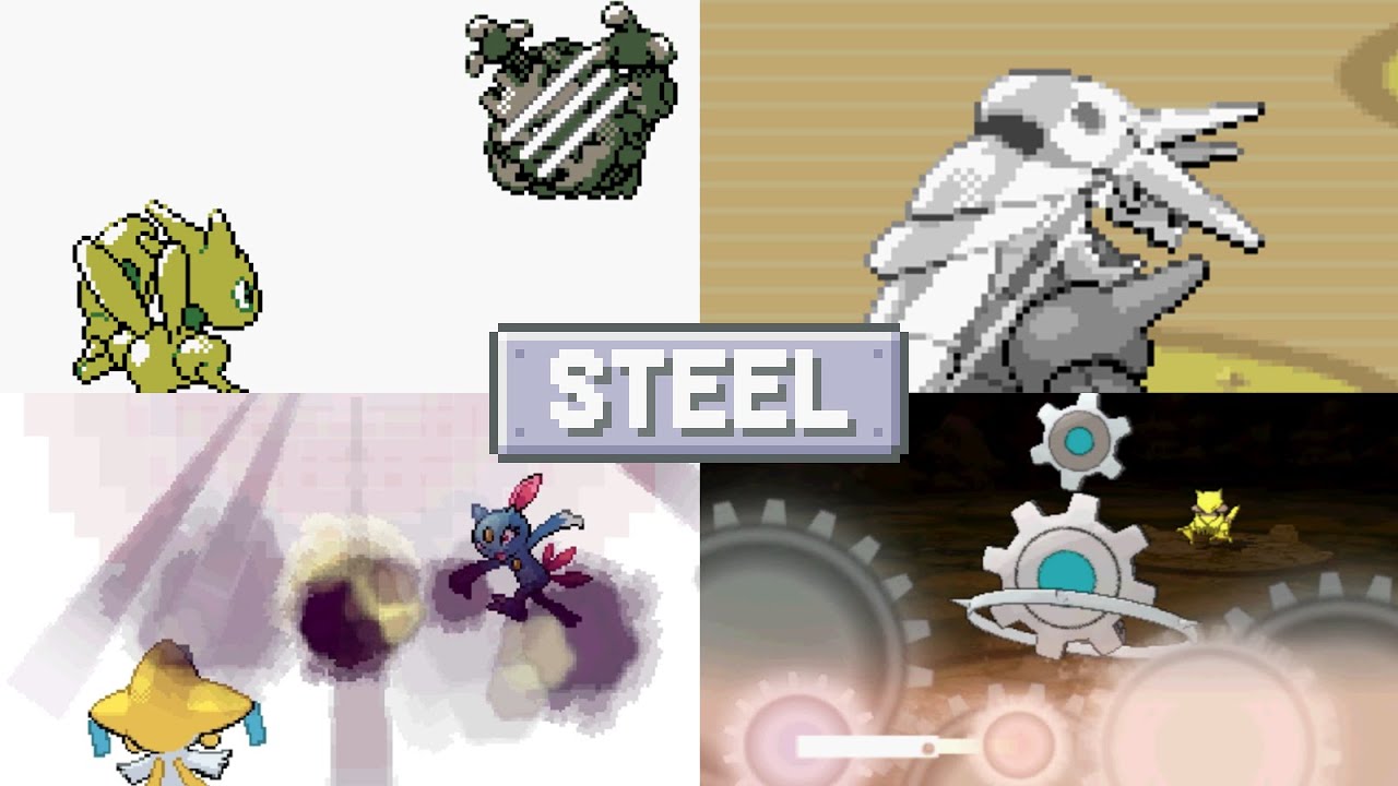 Evolution of Pokémon Moves (Steel Type)