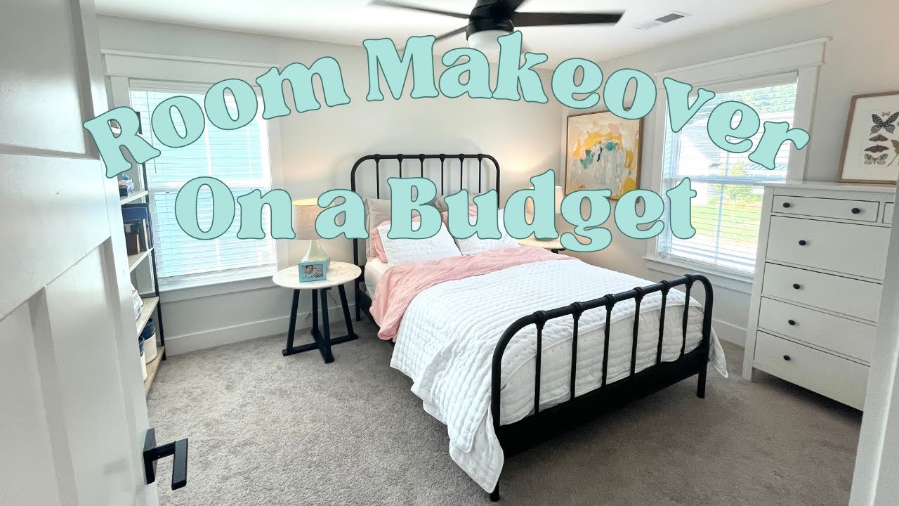 Room Makeover on a Budget - Tween Girl Bedroom - Declutter - Organize - Clean
