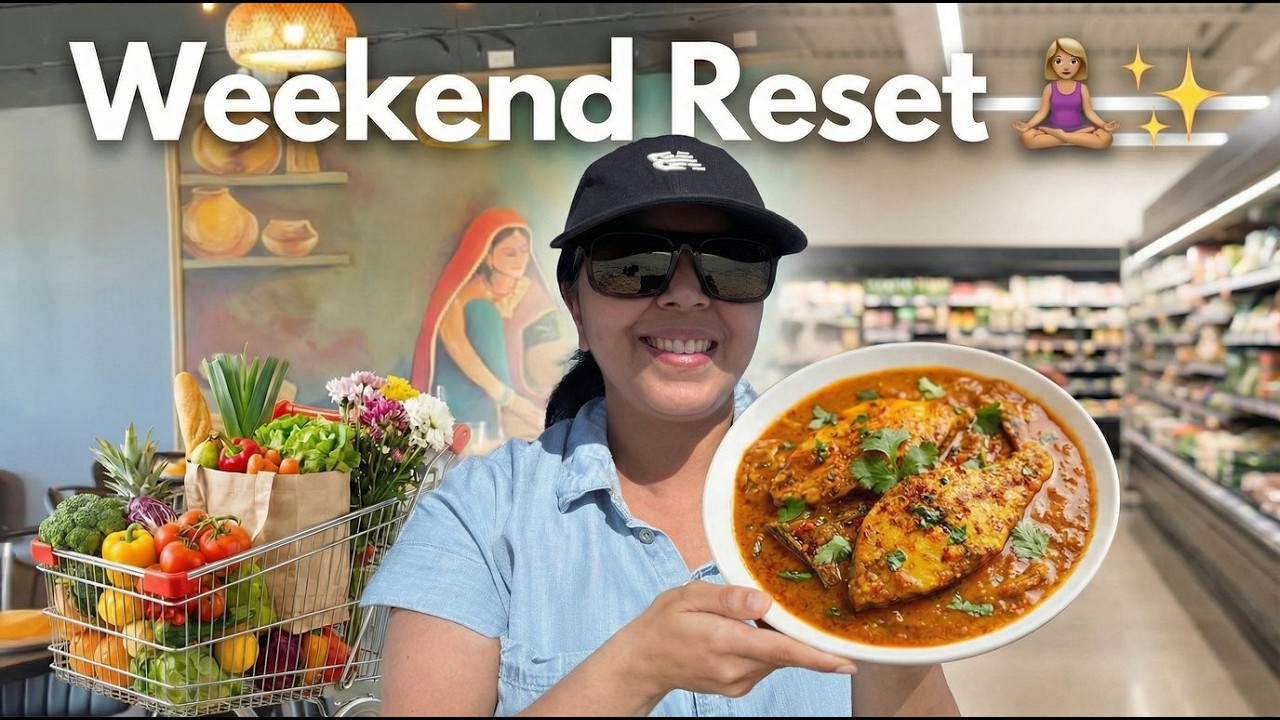 Weekend reset vibes , New restaurant, good food, grocery run, bas weekend sorted