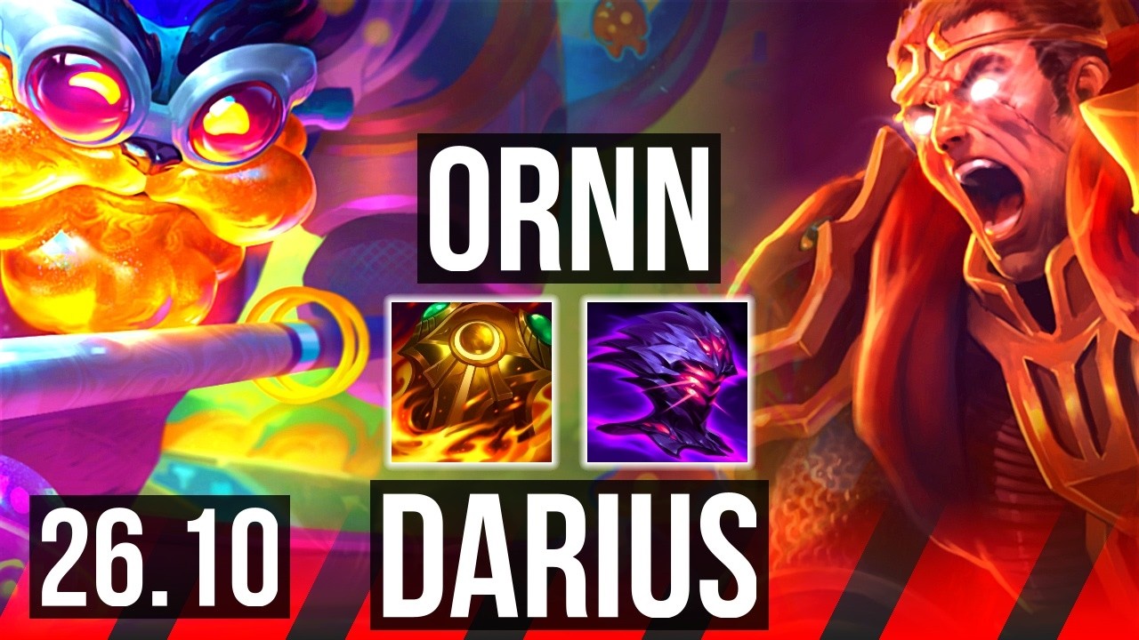 ORNN vs DARIUS (TOP) | KR Master | 26.10