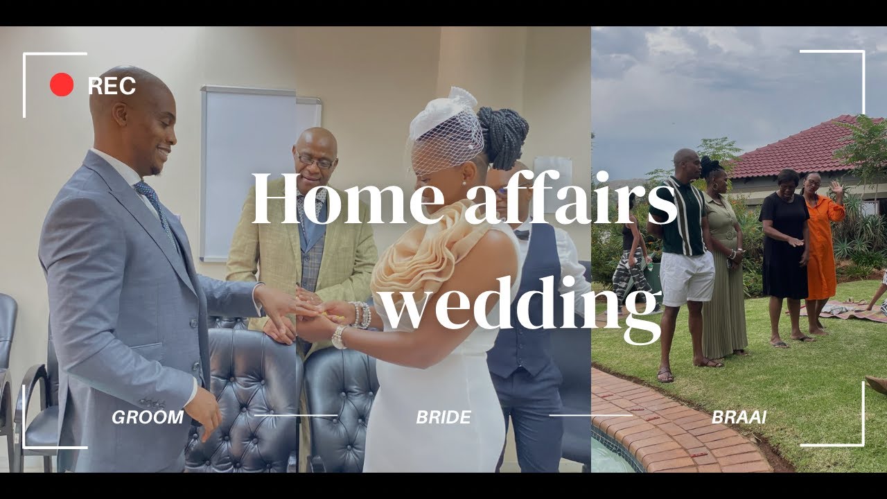 Vlog: My sister getting married at Home Affairs//Braai