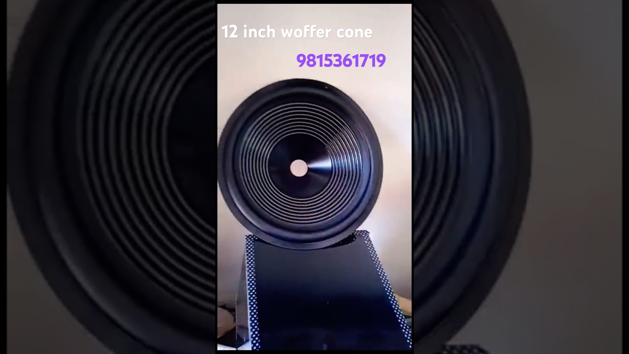 12 inch woffer cone (AG Paper) #shorts #viralshorts