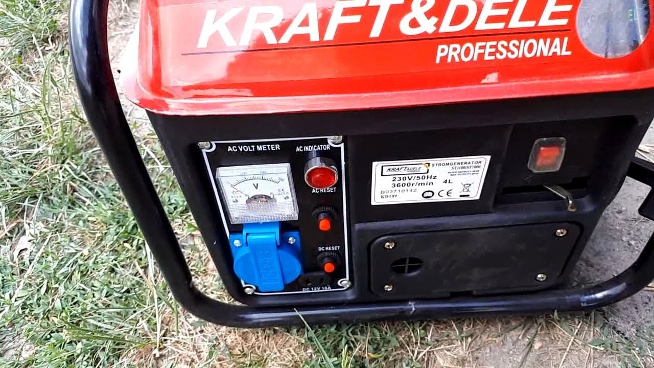 Agregat Prądotwórczy Odpalanie Uruchamianie Agregatu Prądotwórczego Kraft&Dele 2T