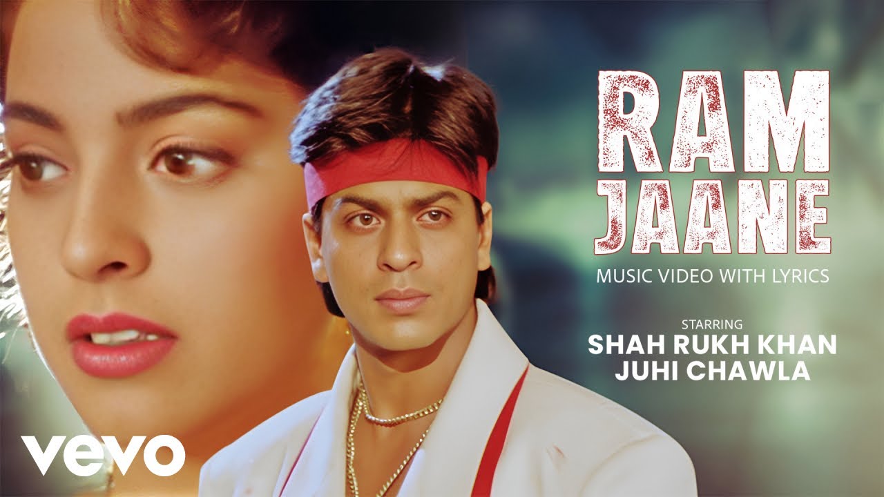 Ram Jaane (Music Video) Anu Malik | Shahrukh Khan, Juhi Chawla | Alka Yagnik, Sonu Nigam|Hindi song
