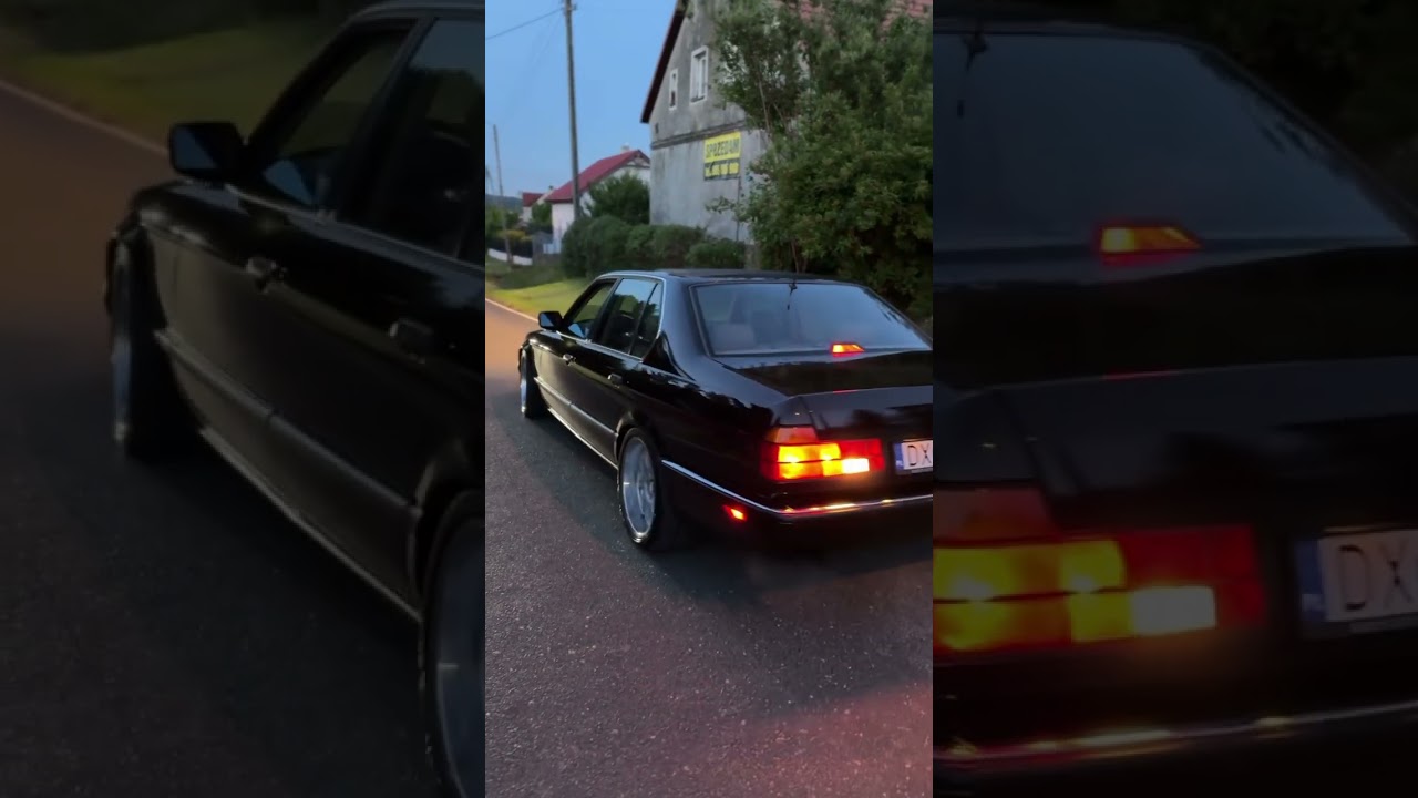 BMW E32 740iL 🇵🇱 #music #dance #remix #techno #adelante #sash #80smusic #automobile #technodance