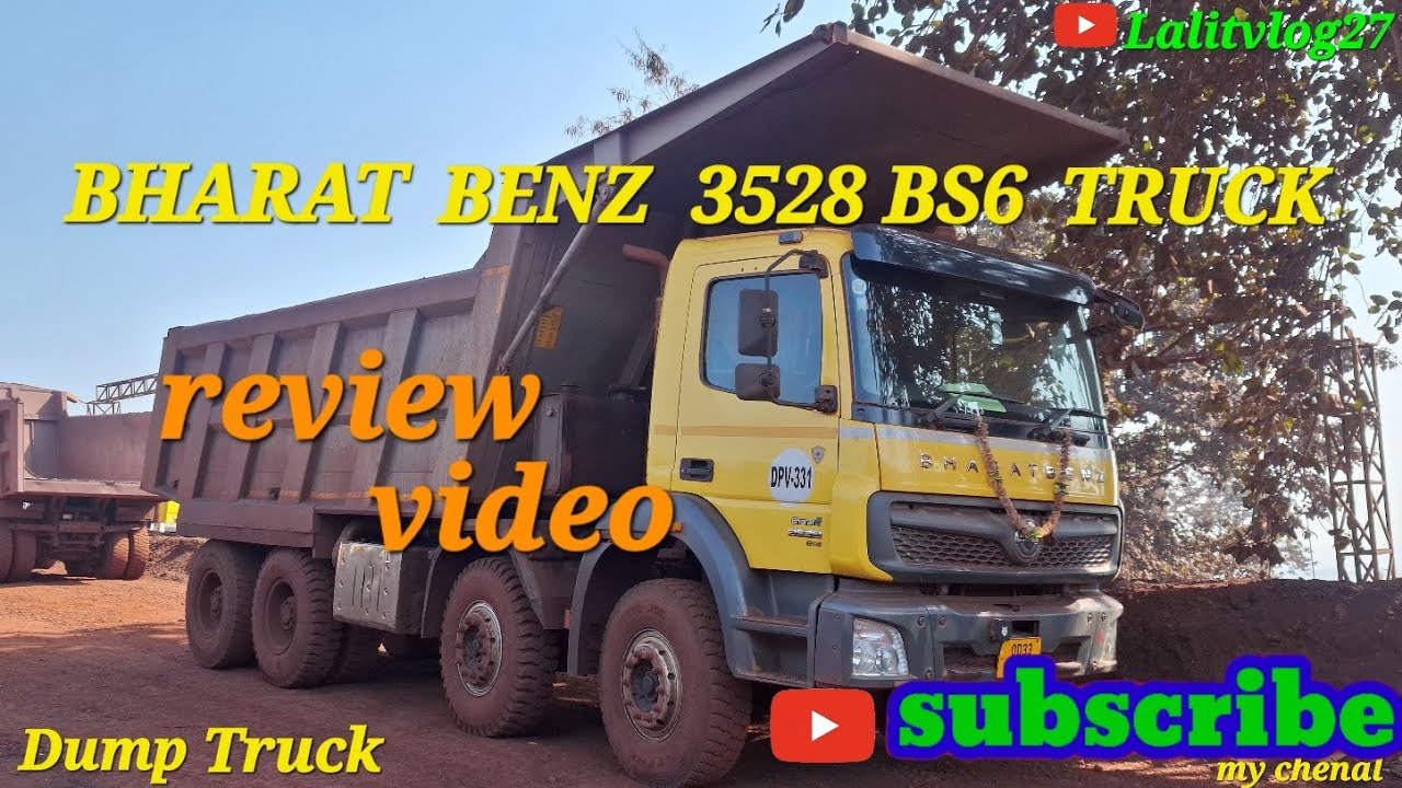 Bharat benz 3528 bs6 dump truck  |  Full review video  | Bharat benz tipar detail in hindi 