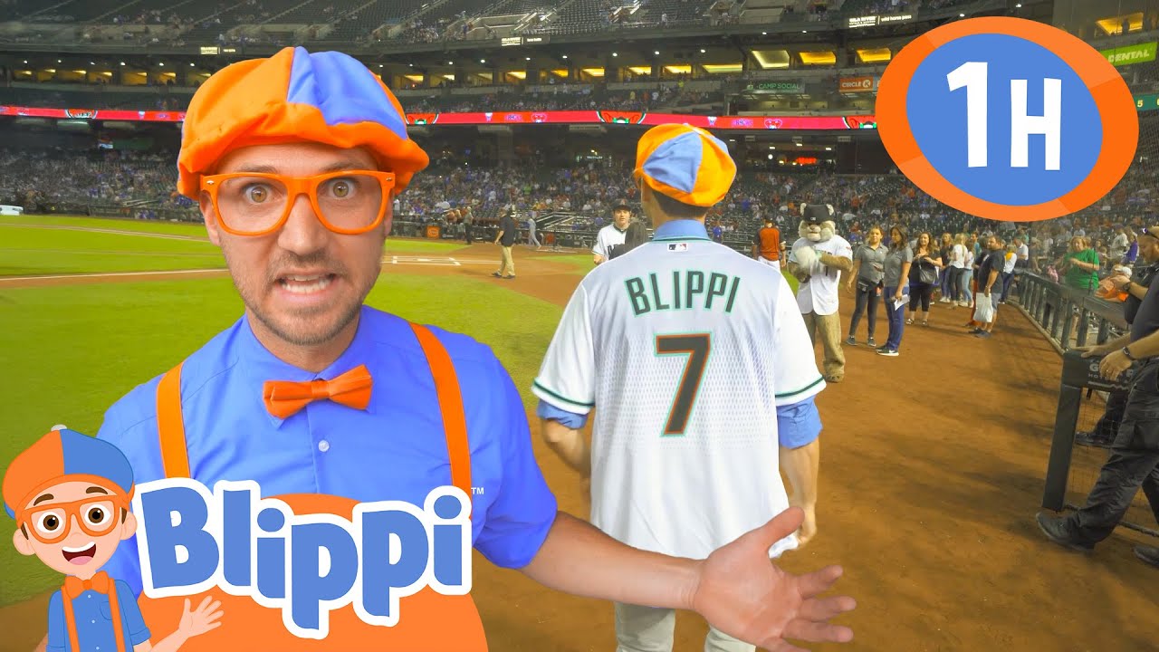 Blippi im Baseballstadion ⚾ Blippi Deutsch | Abenteuer und Videos für Kinder