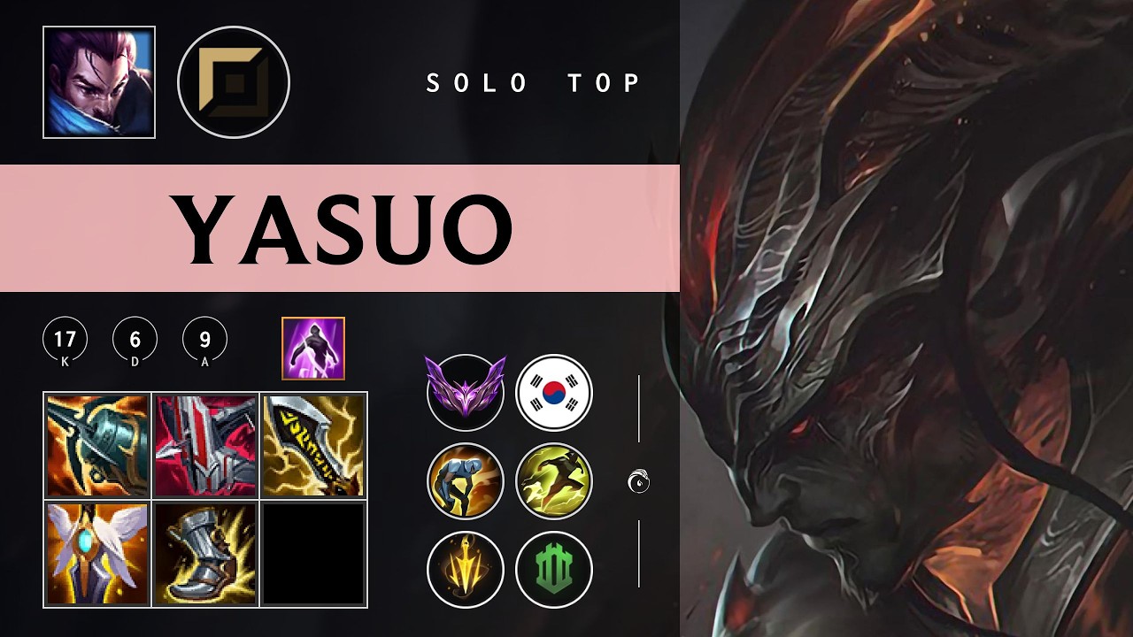 Yasuo Top vs Quinn - KR Master Patch 26.07