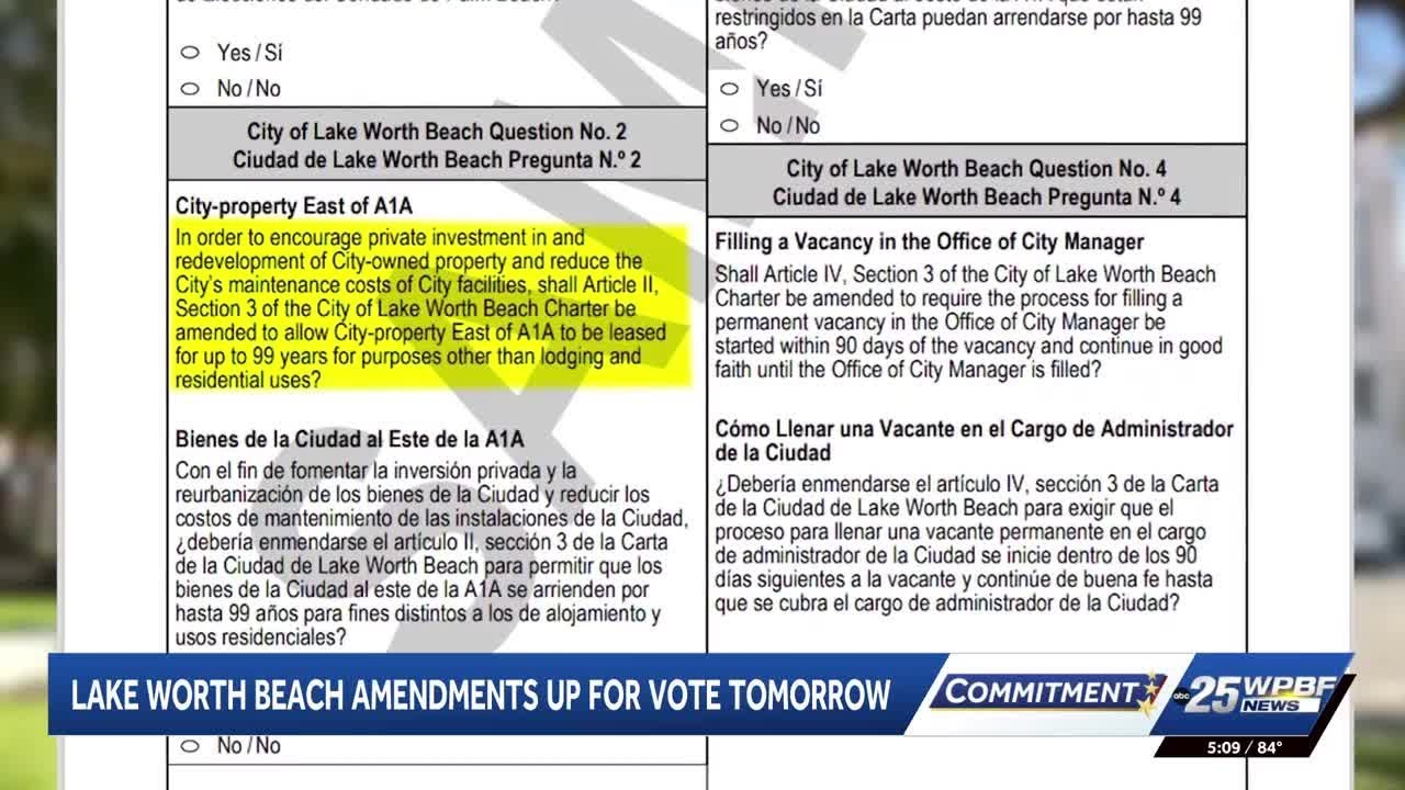 Lake Worth Beach ballot questions determine power over developing city's public spaces
