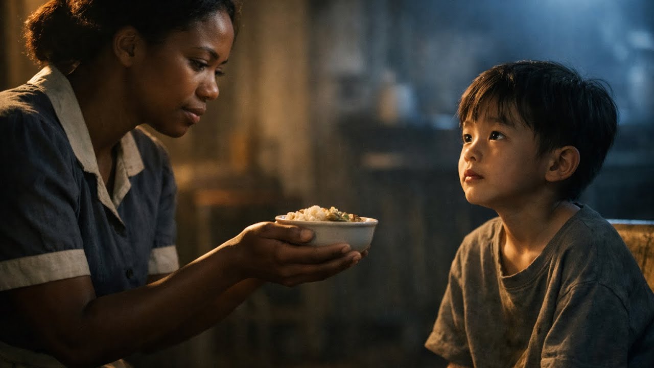 A Poor Black Maid Fed a Dying Boy — Years Later He Returned as a Korean Billionaire