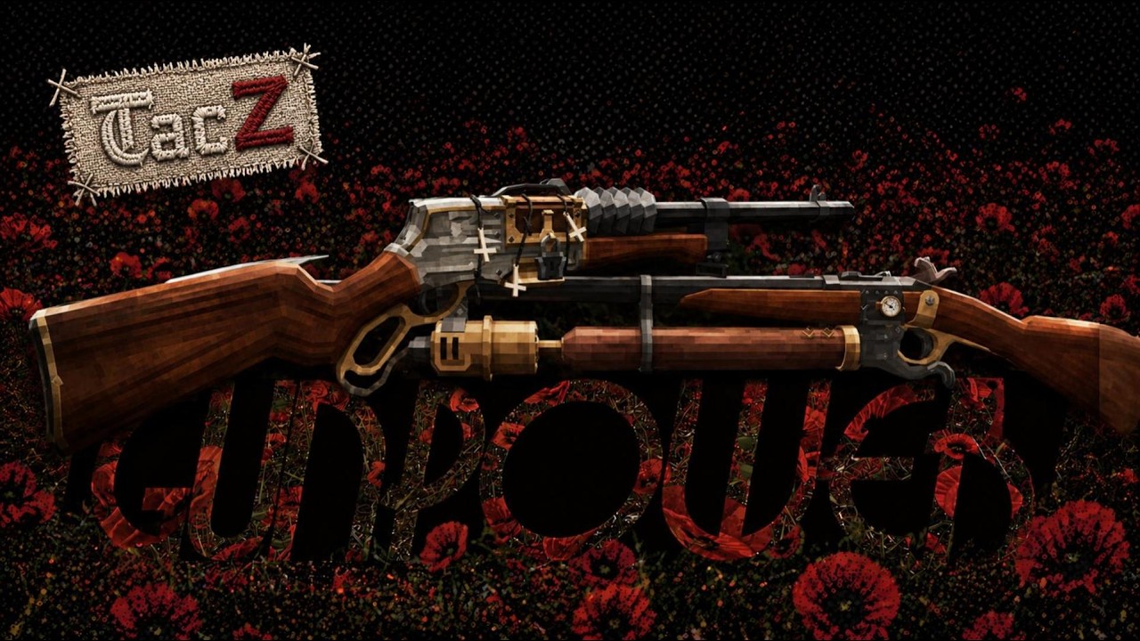 Gunpowder Revolution:Great War gunpack ALL Weapon showcase｜Tacz Minecraft