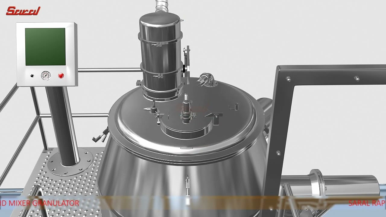 Saral Rapid Mixer granulator