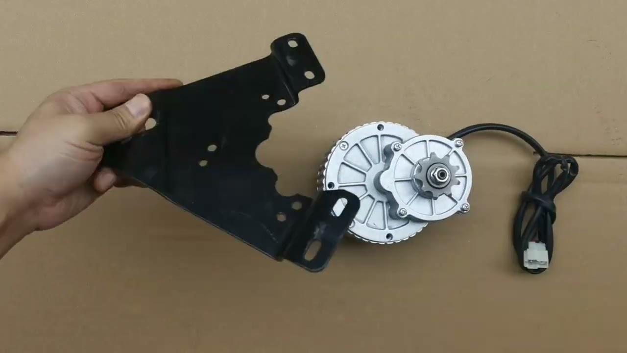 L-faster single-speed bike right-drive electric conversion kit installation instruction