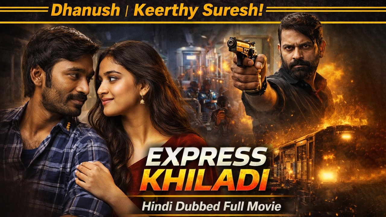 Express Khiladi | Full Movie Hindi Dubbed | Dhanush, Keerthy Suresh South Blockbuster Action Romance