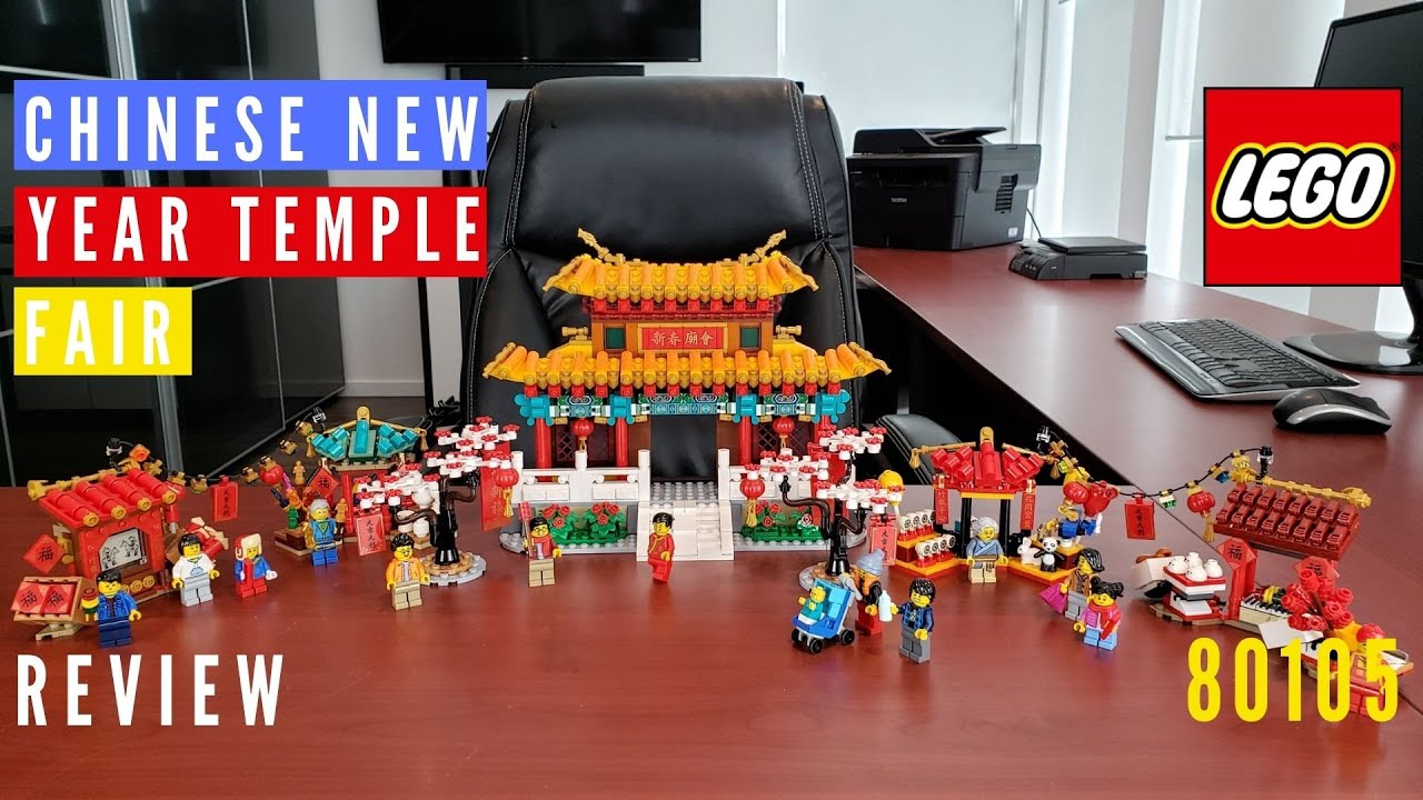 LEGO Chinese New Year Temple Fair 80105 Review..Most Detailed LEGO Set Ever Made? + 80104 Comparison