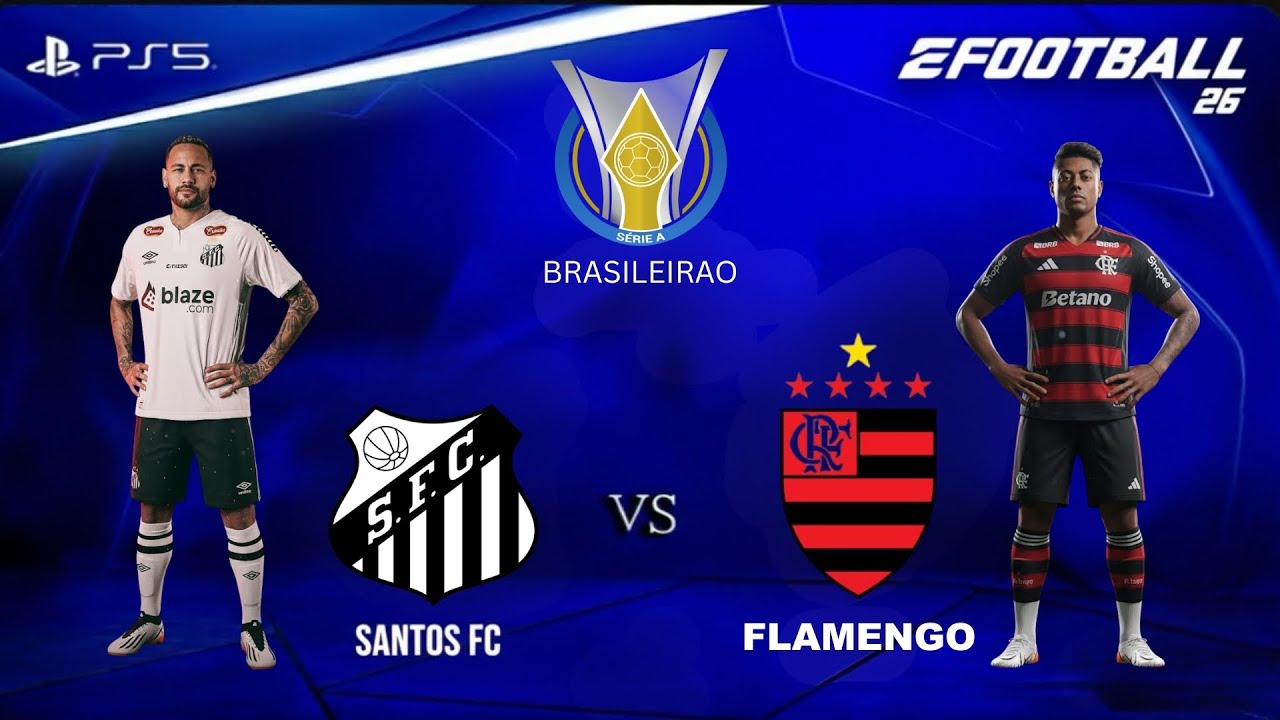 eFootball 26 Santos vs Flamengo PS5 Gameplay