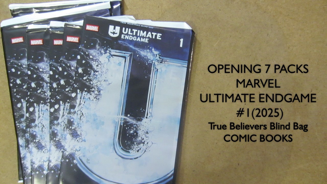 OPENING 7 PACKS OF MARVEL ULTIMATE ENDGAME #1 Blind Bag - COMIC BOOKS