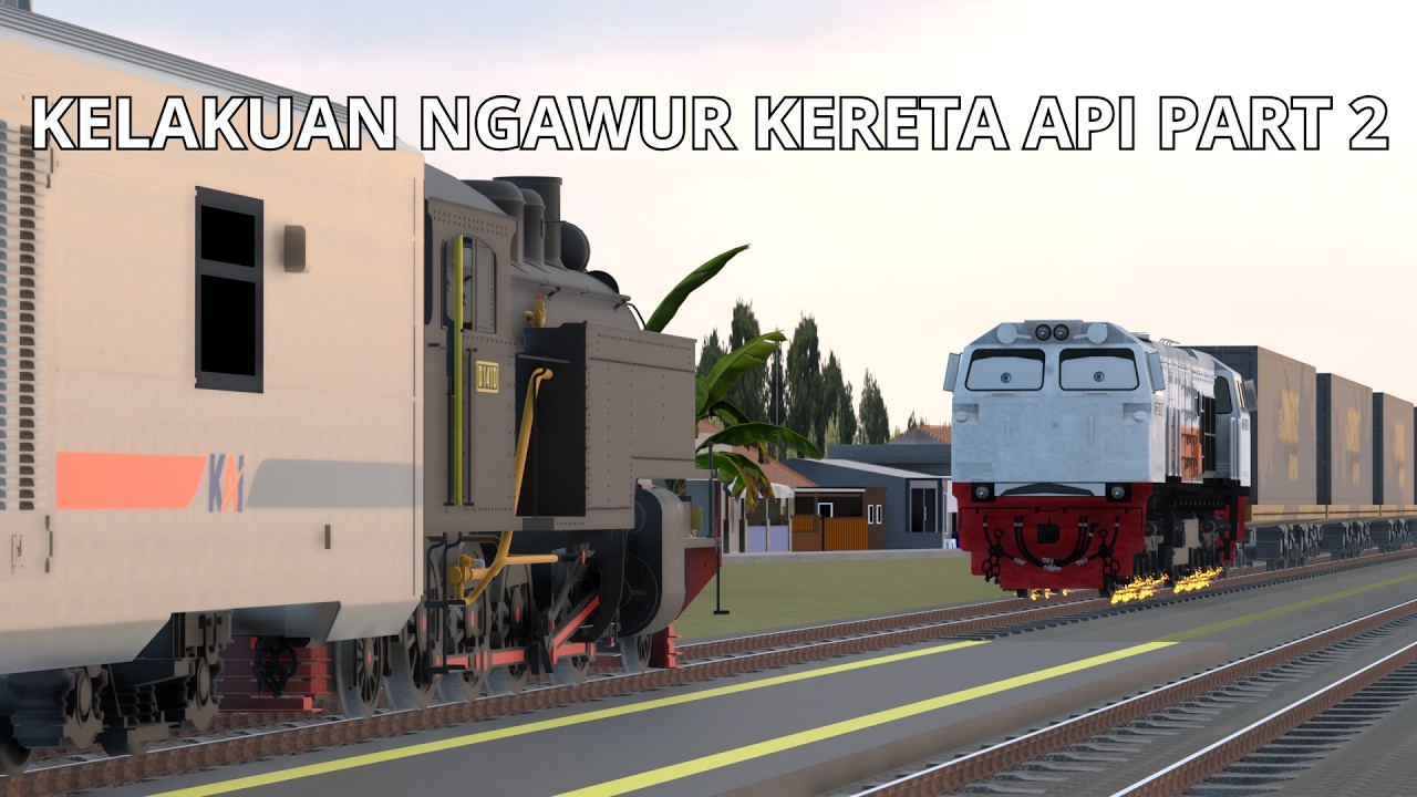 KELAKUAN NGAWUR KERETA API PART 2