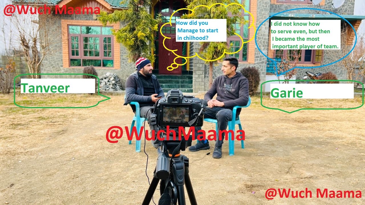 Kashmiris Famous Volleyball Player interview | @Garie vs @TanveerSofi | Interview part 1.