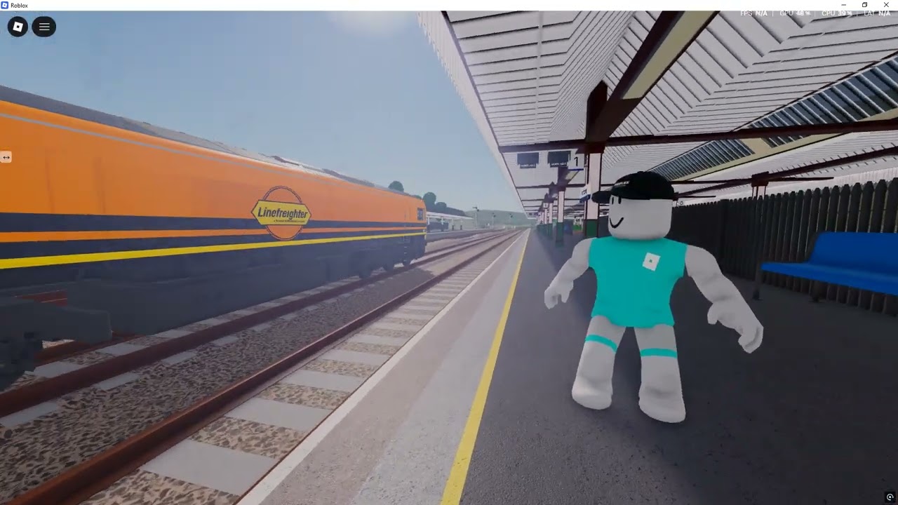 class 66 passing ashbury with 3 tones lakeside rail roblox