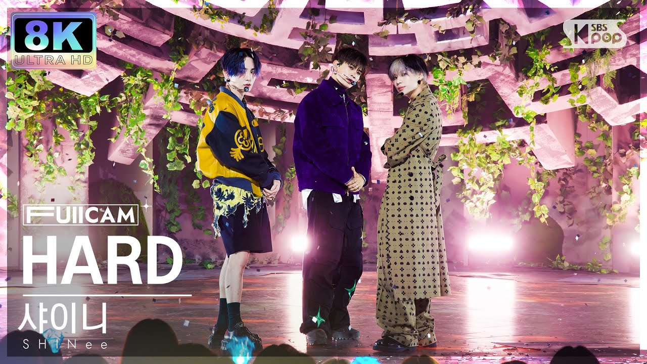 [SUPER ULTRA 8K] 샤이니 'HARD' 풀캠 (SHINee FullCam) @SBS Inkigayo 230702