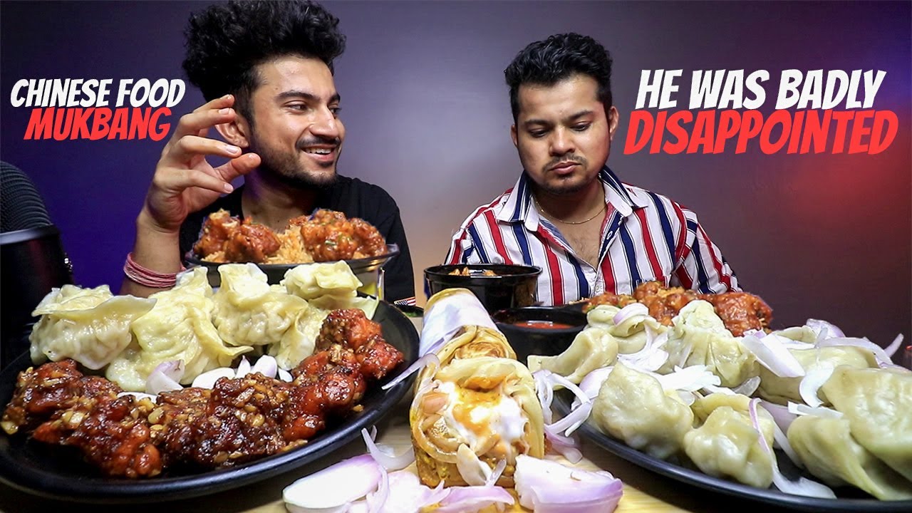 Ultimate fun Mukbang with Bhanu Bhaiya (my elder brother) | CHINESE FOOD MUKBANG