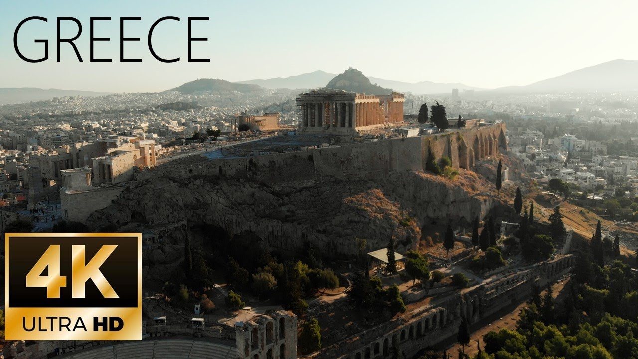 Mainland Greece Drone Footage in 4k