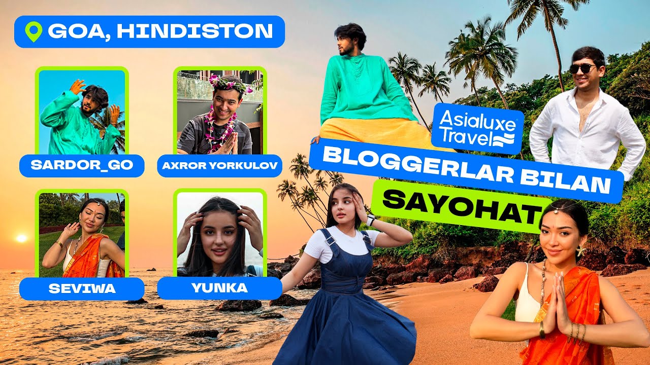 GOA! Biz Hindistondamiz!