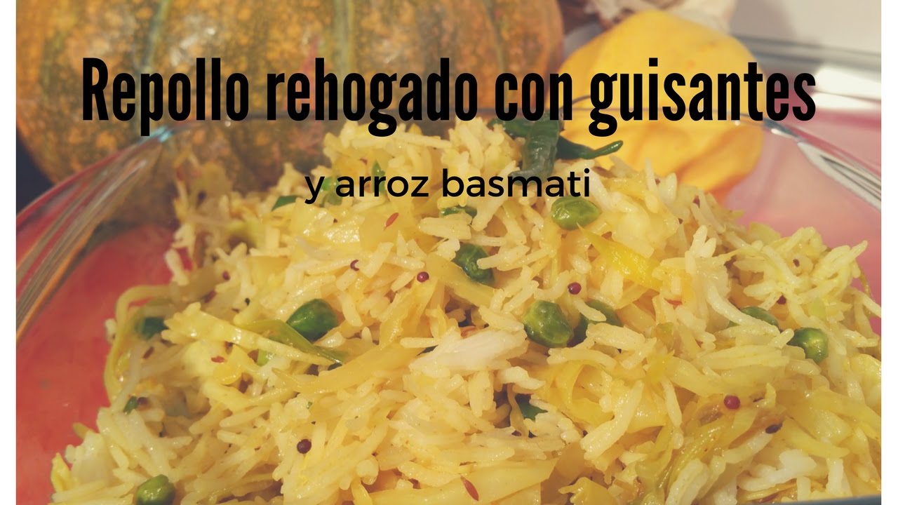 Receta de Repollo guisado | Dieta Disociada | Arroz basmati con repollo