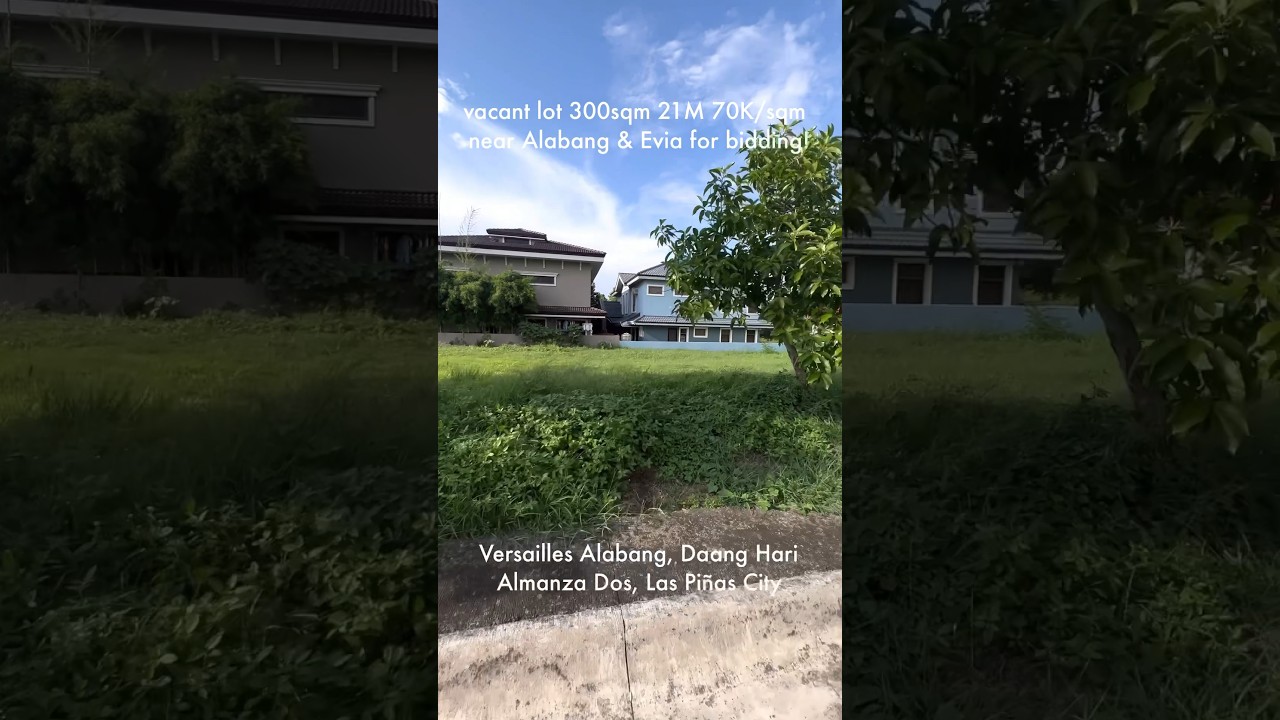 Daang hari vacant lot near Alabang #versailles #daanghari #vacantlot #foreclosed #foreclosedlot