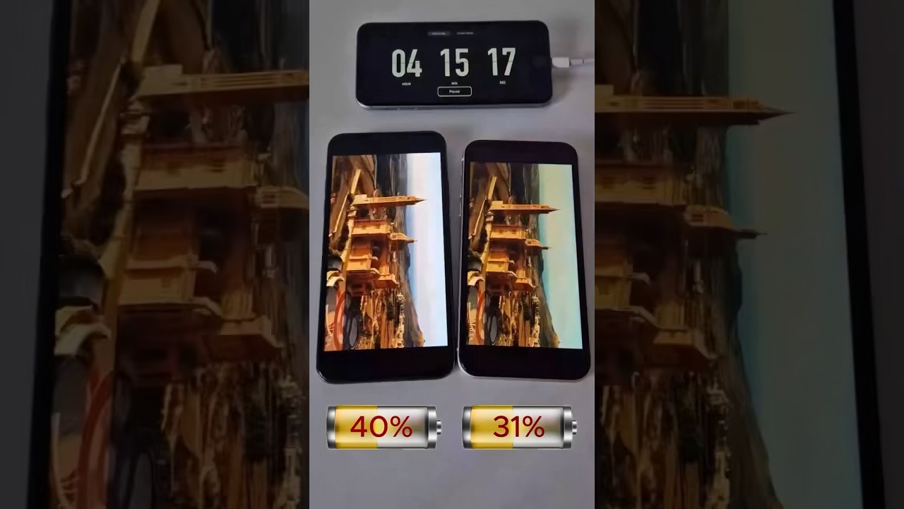 iPhone 11 Pro Max VS 11 Battery Drain Test 2024