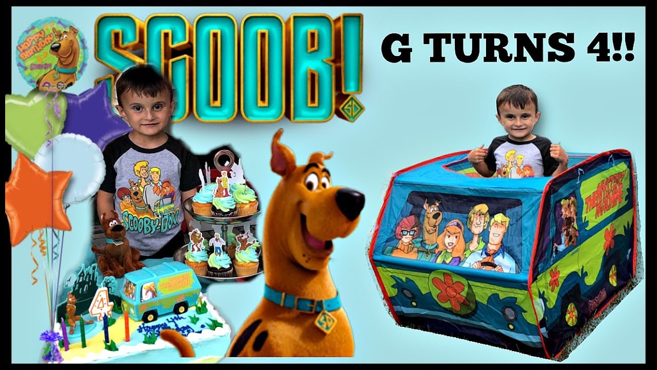 SCOOB Birthday Party!! Gianni turns 4! Opening lots of Presents!!