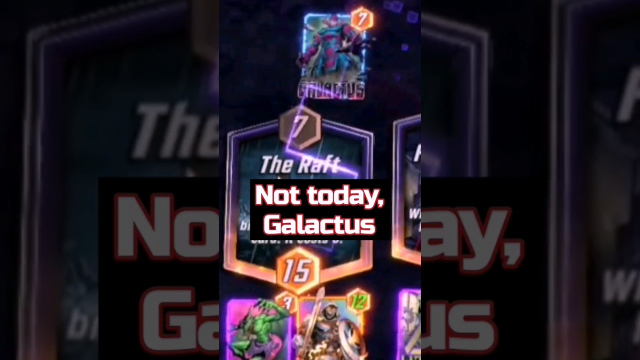 Not Today, Galactus. #shorts #marvel #marvelsnap #galactus