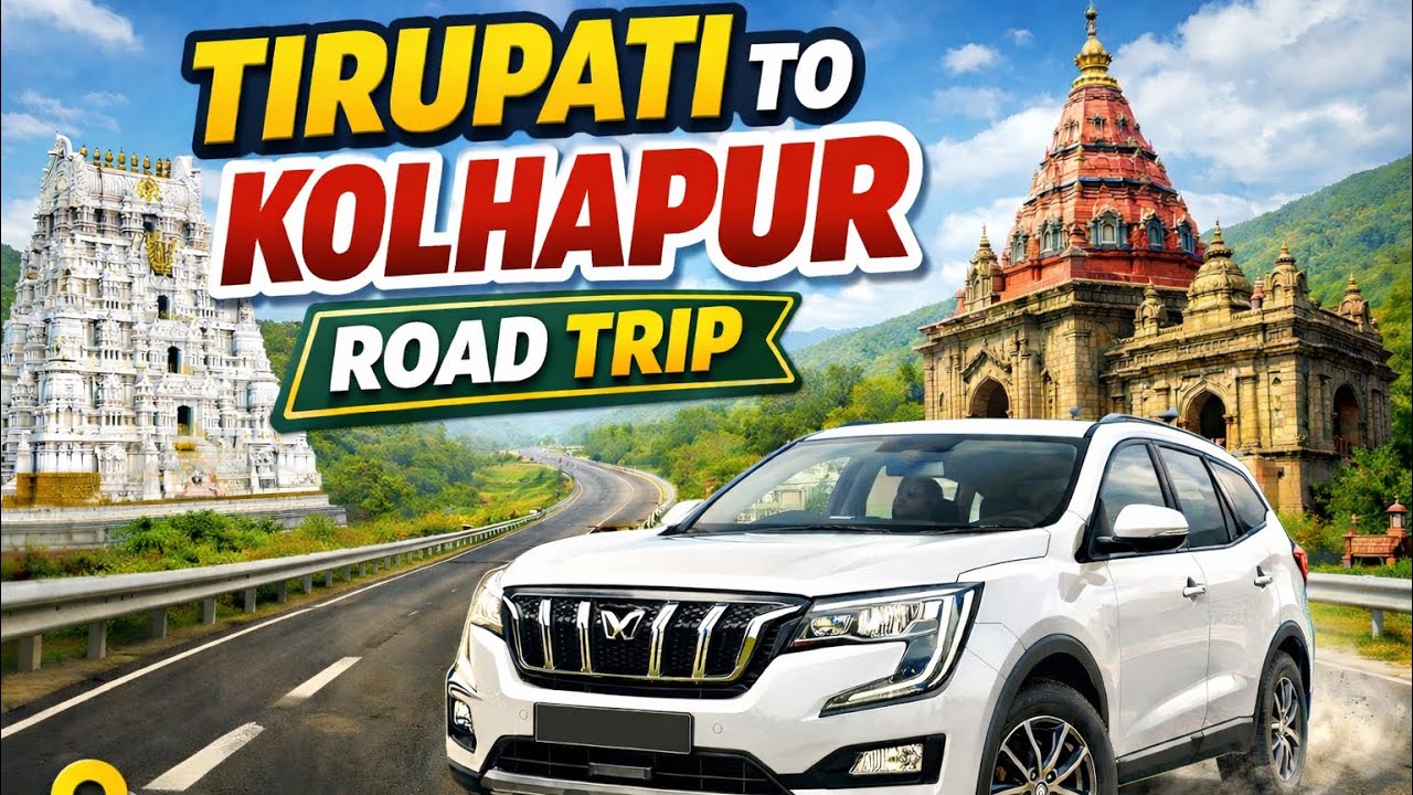 Tirupati to Kolhapur Road Trip in XUV 700 | NH48 |  Ep 3  #XUV700 #roadtrips 