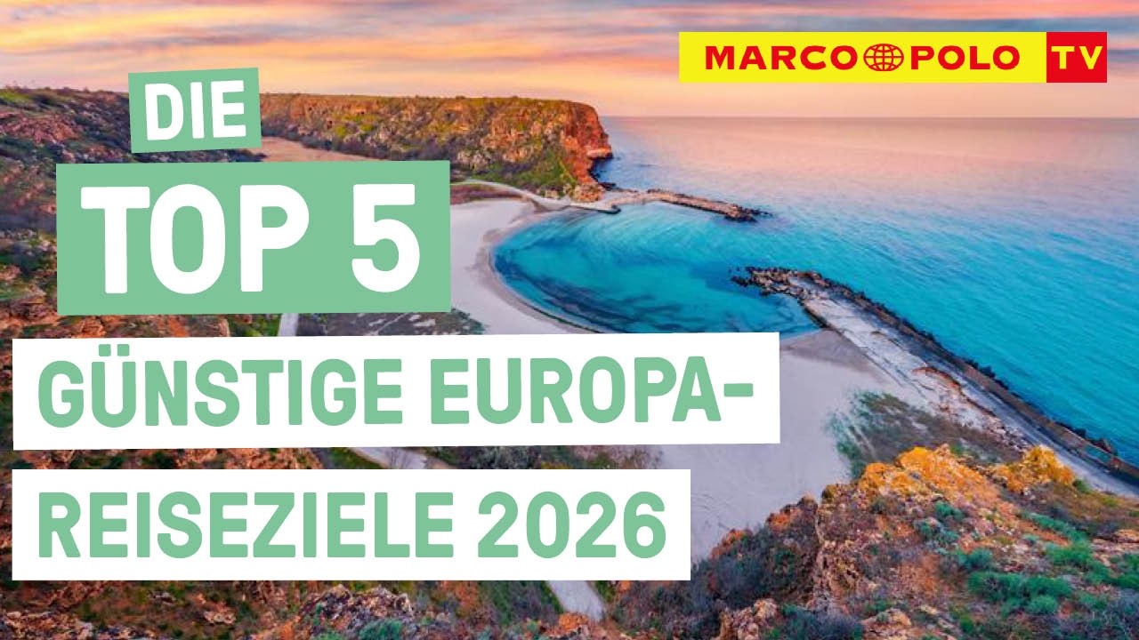Die Top 5 günstige Europa-Reiseziele in 2026!
