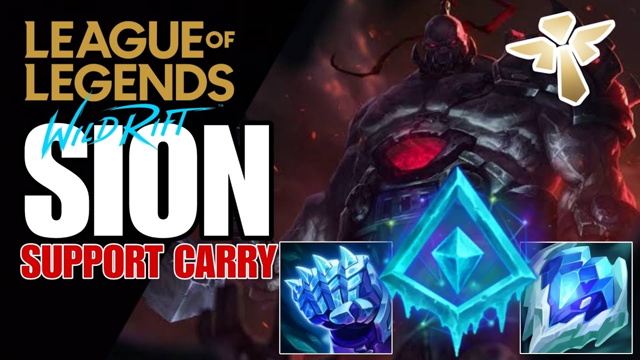 WILD RIFT: ( SEASON 12 ) SION STILL DOMINATES AS A SUPPORT MVP