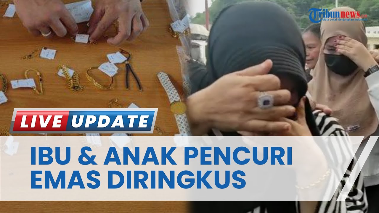Ibu Anak Pencuri Emas Tertangkap di Gorontalo, Emas Senilai Rp 200 Jutaan Berhasil Diamankan