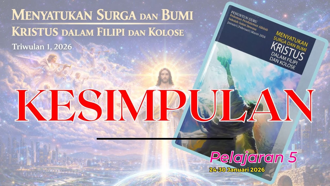 KESIMPULAN PELAJARAN SEKOLAH SABAT || PELAJARAN 5 || 24-30 JANUARI 2026