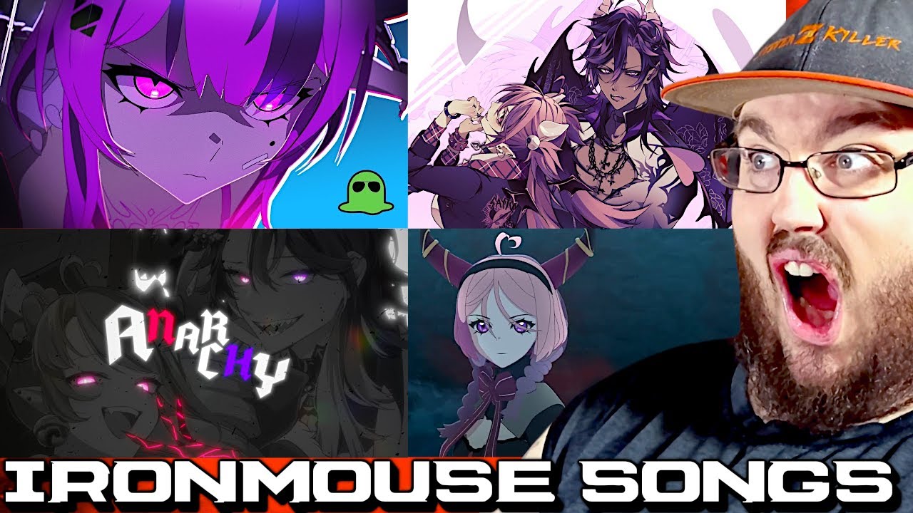 Впервые смотрю песни Ironmouse! Снова в аду, пора пировать, Дьявол и анархия. РЕАКЦИЯ!!!