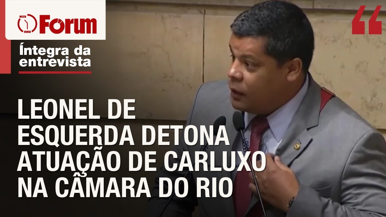 Leonel de Esquerda fala sobre renúncia de Carlos Bolsonaro no Rio