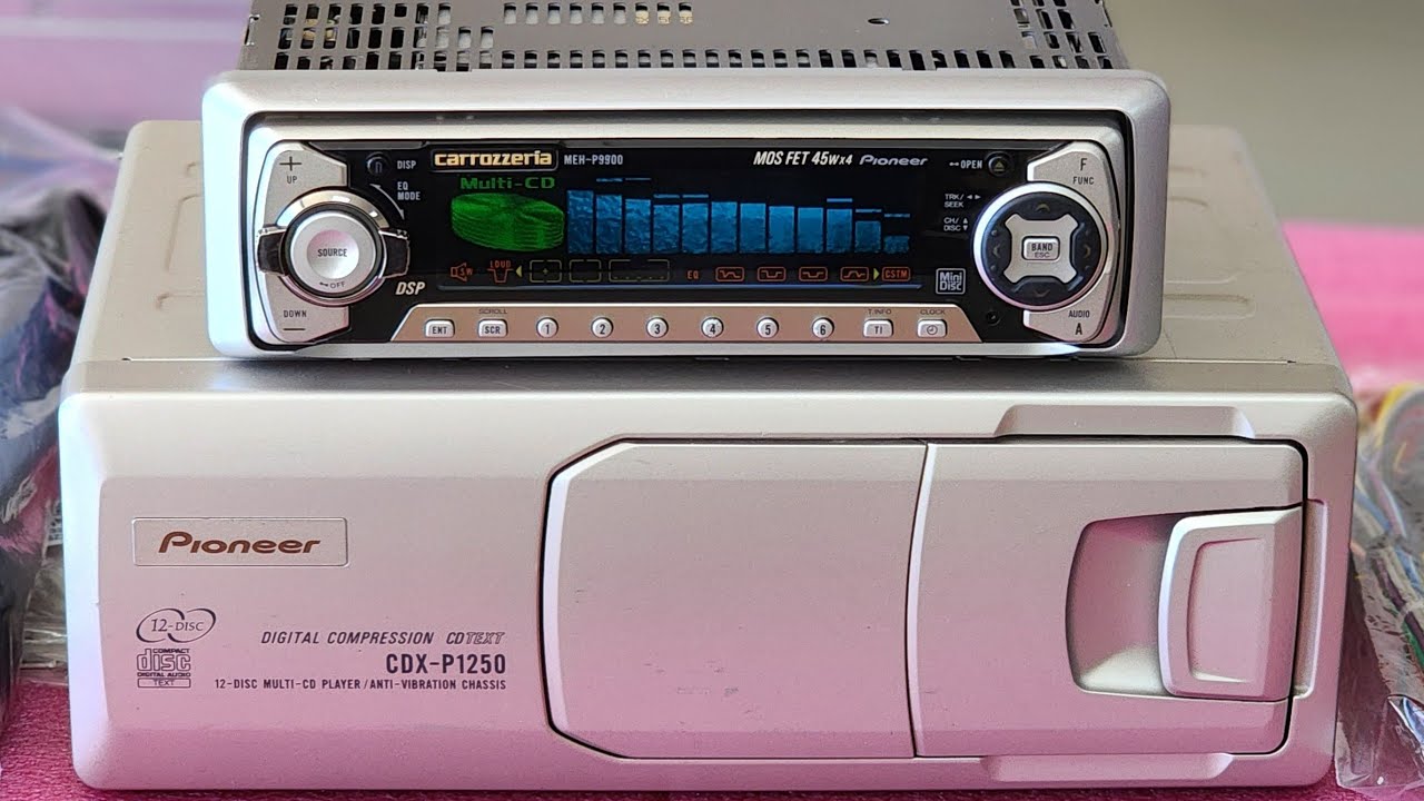 CARROZZERİA MEH-P9900 CDX-P1250 VİNTAGE RESİTAL NOSTALJİ ESKİ SERİ MADE IN TOKYO JAPAN