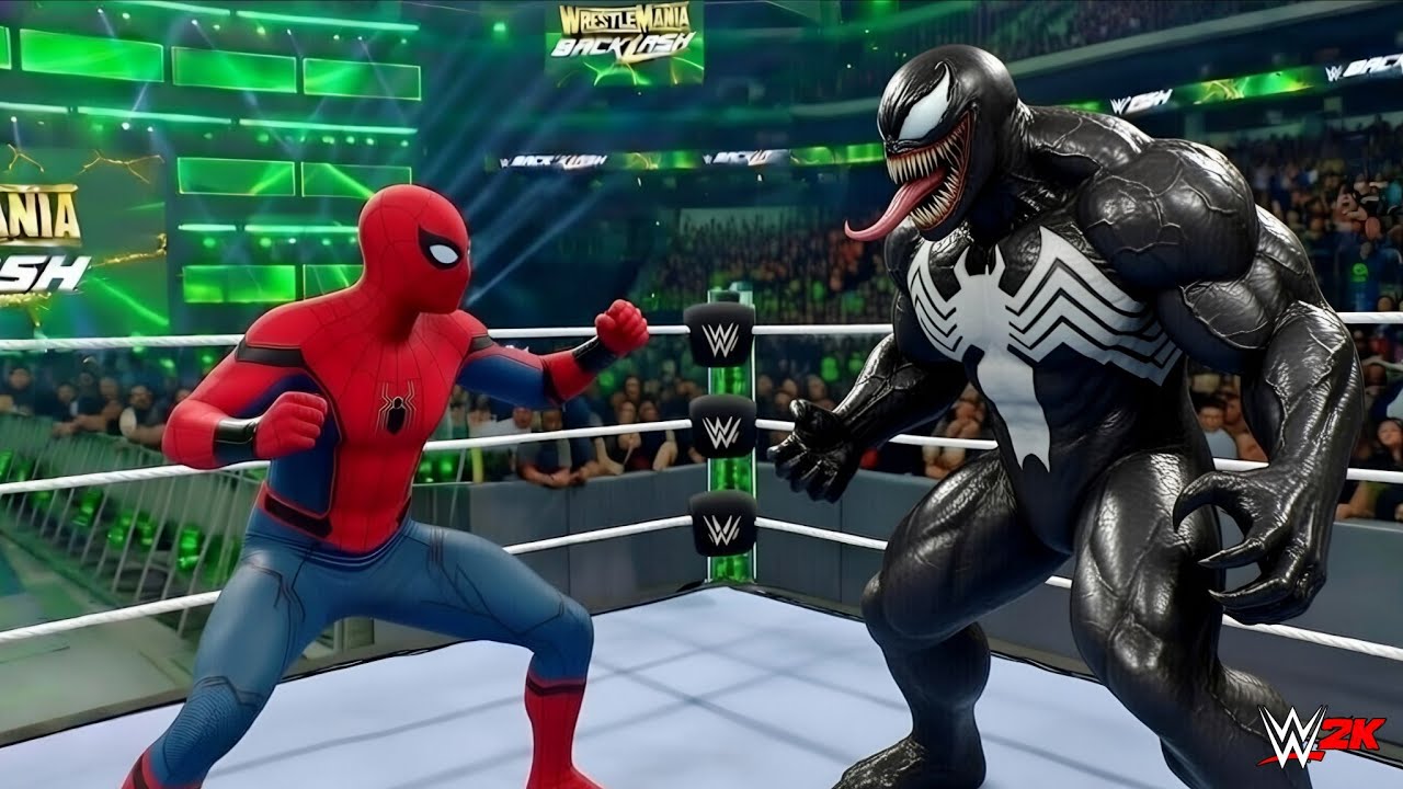 Spider-Man vs Venom 😱 | Ultimate Superhero Showdown