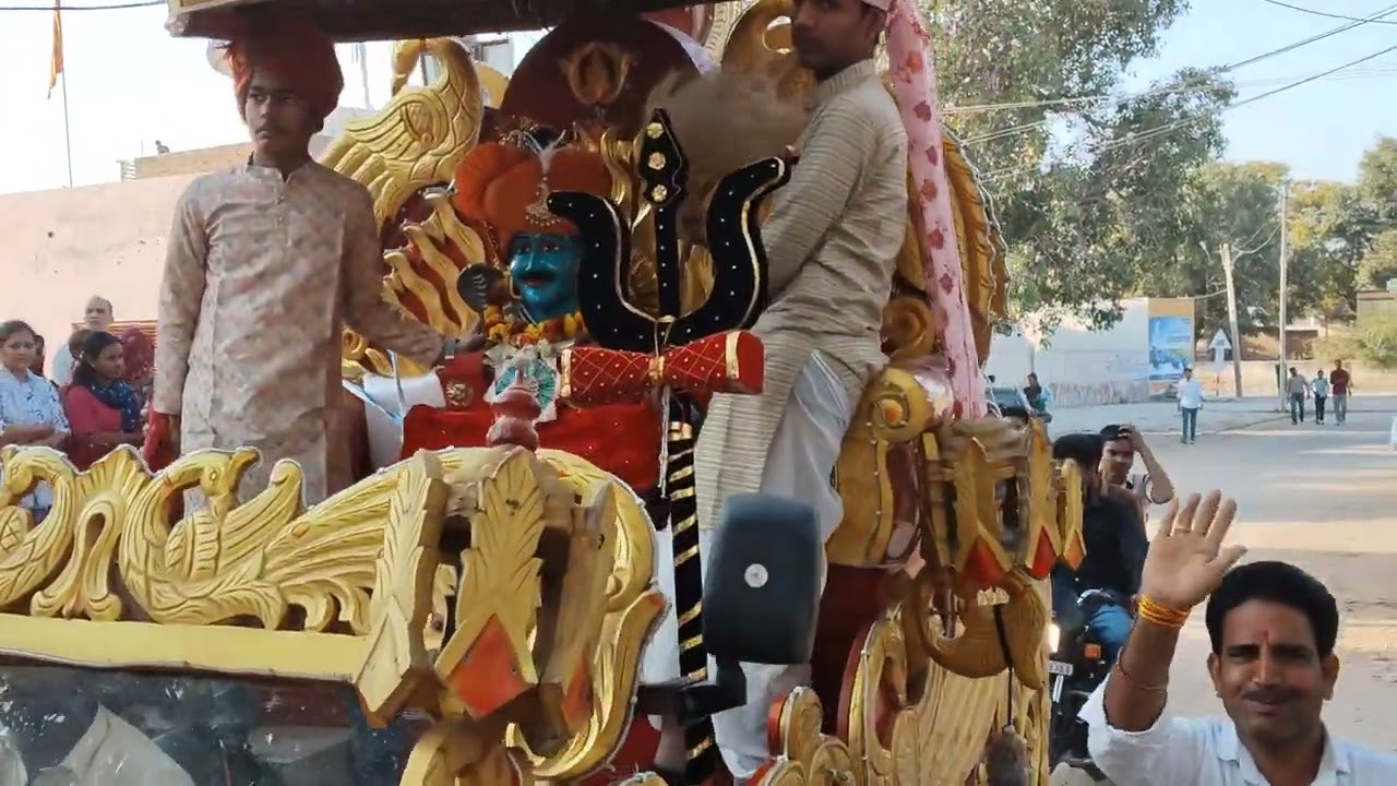 राजलदेसर महाशिवरात्रि पर निकली बाबा भोलेनाथ की बारात.....✍️