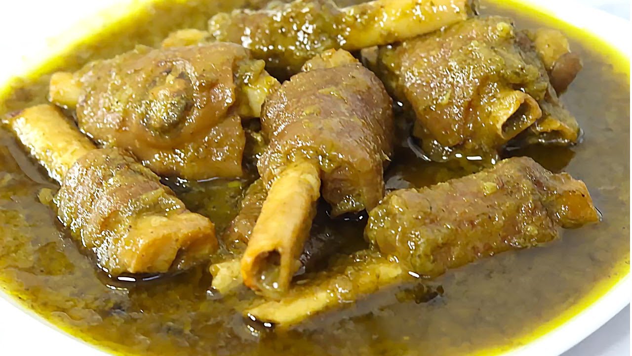 Delicious Green Paya Recipe | Easy and Authentic Mutton Paya  by Cooking with Benazir