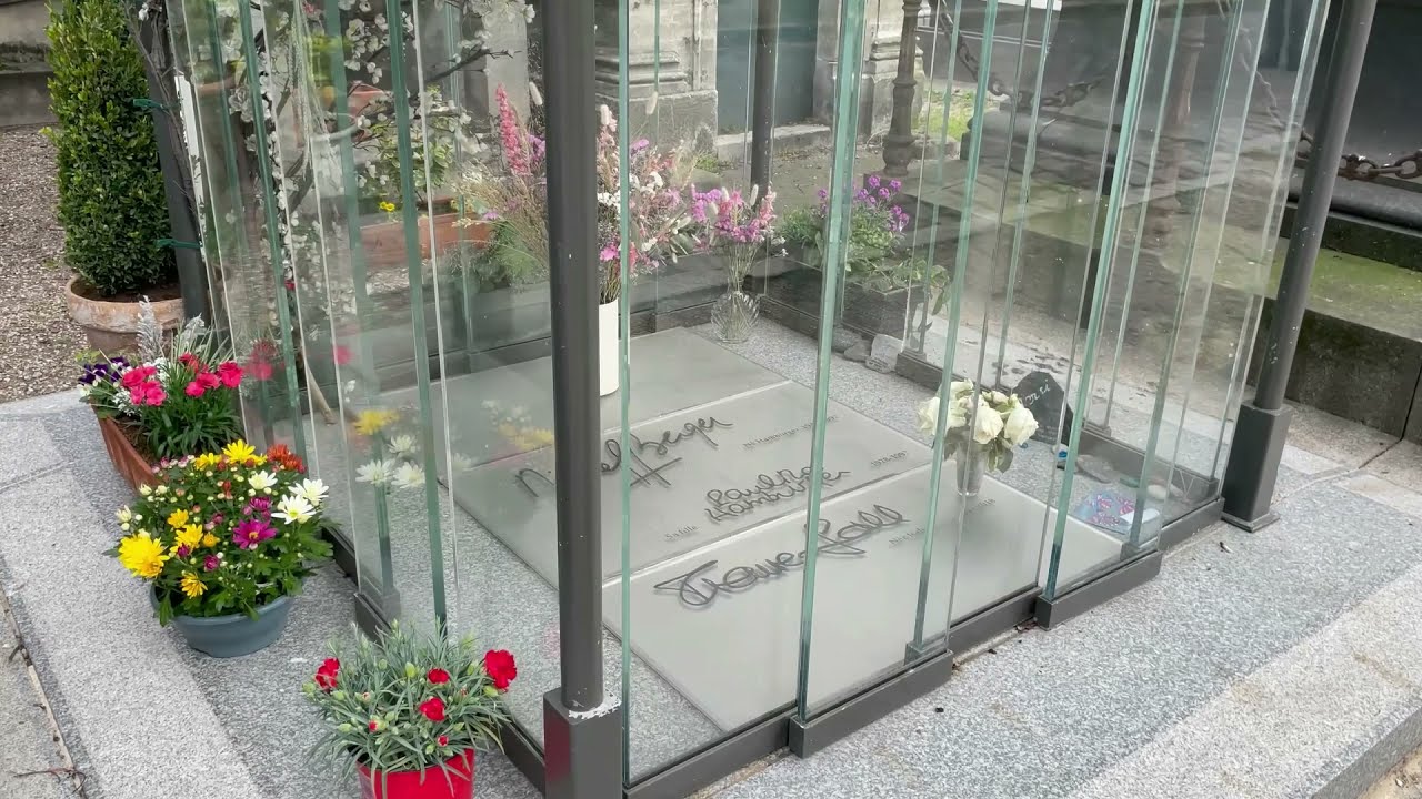 Tombe de Michel BERGER et France GALL cimetière de Montmartre Paris