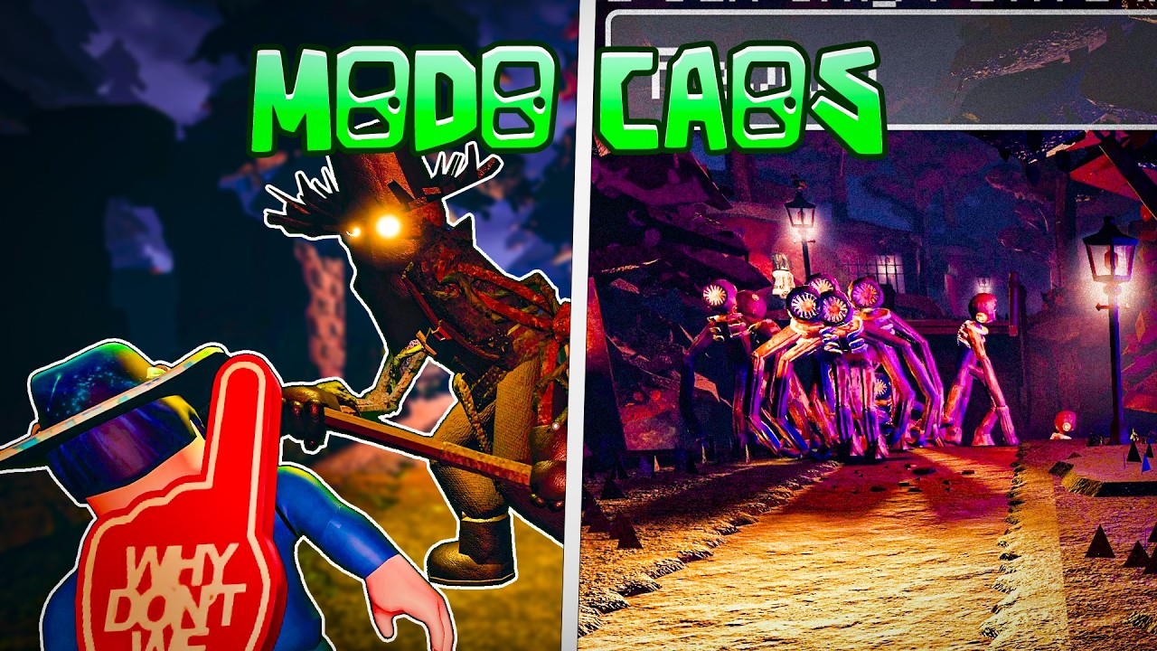CHAOS MODE no THE OUTDOORS = SÓ PEDRADA - DOORS 👁️