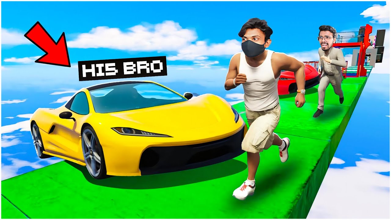 Extreme Car vs. Runners Action! | GTA 5 Online Fun | The Music Boy
