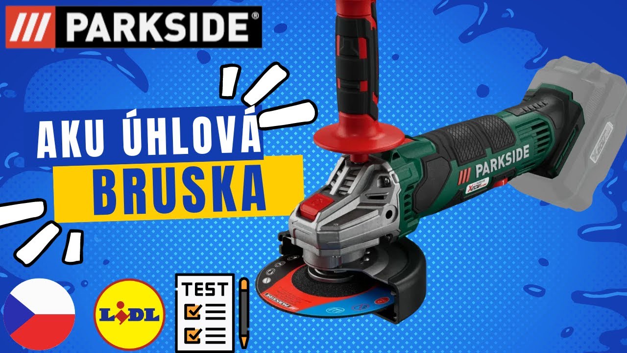 AKU ÚHLOVÁ BRUSKA Parkside PWSA 20-li B3 ČEŠTINA ČESKÁ REPUBLIKA LIDL