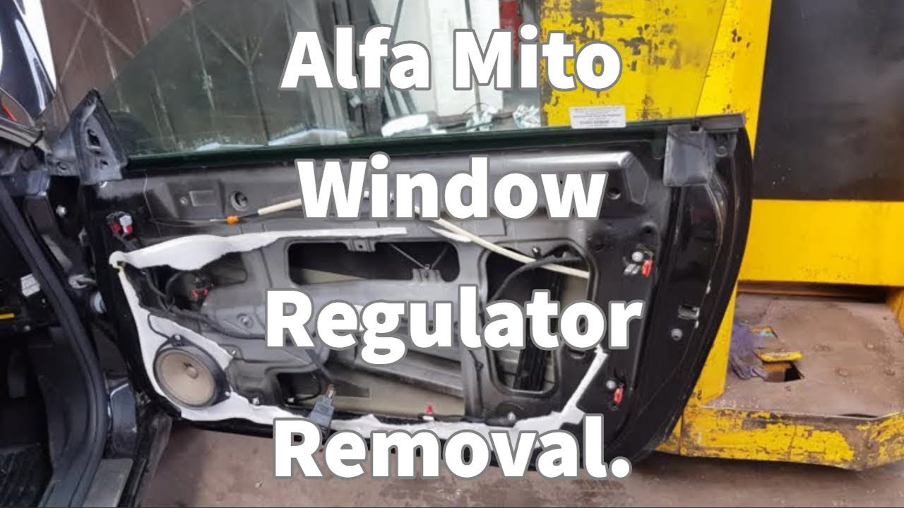 Alfa Mito window Regulator Removal